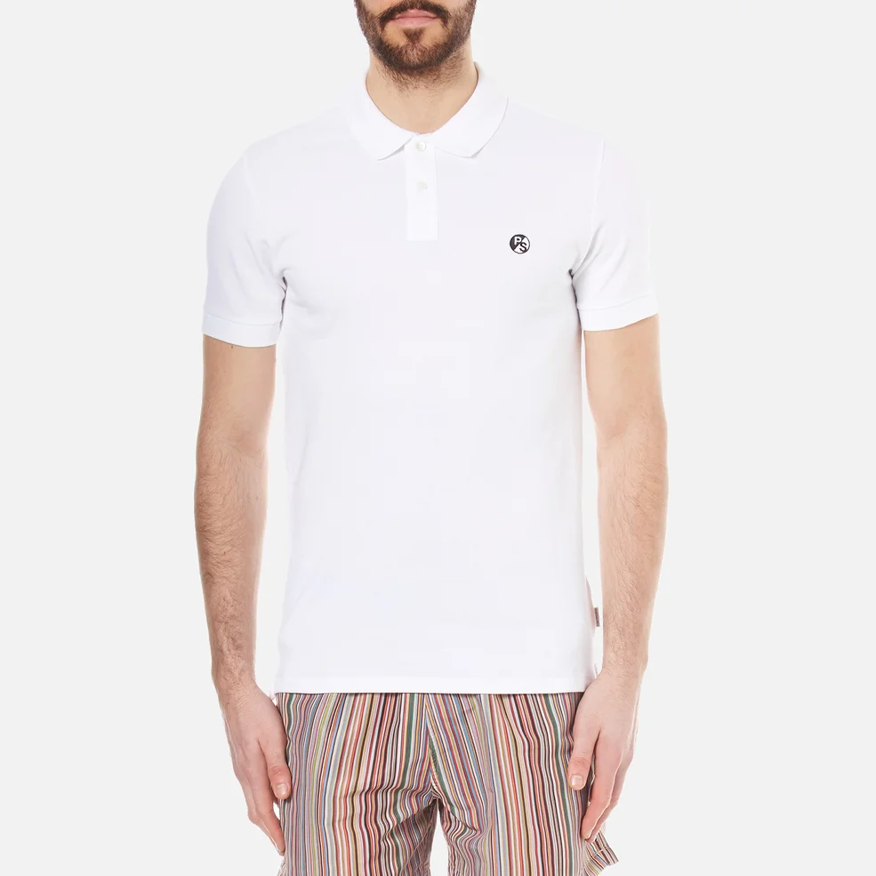 PS by Paul Smith Men's Regular Fit Polo Shirt - White Image 1