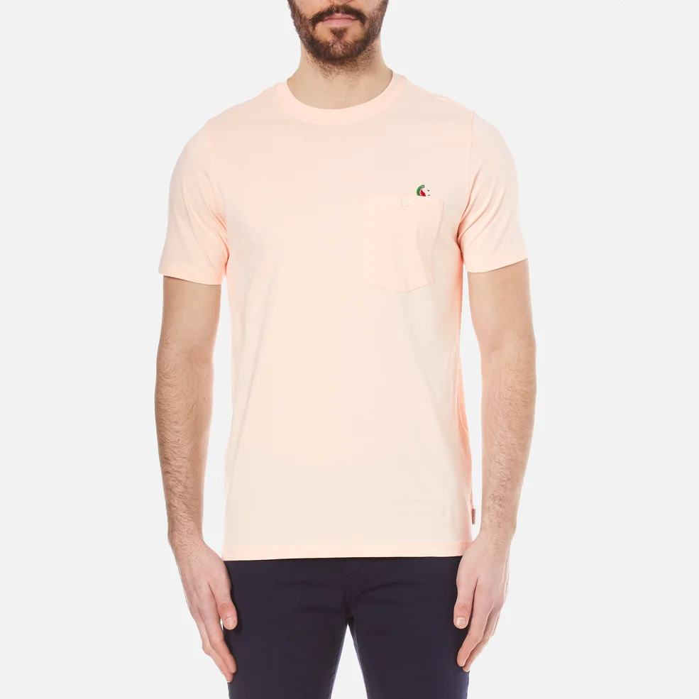 PS by Paul Smith Men's Crew Neck Pocket T-Shirt - Pink Image 1