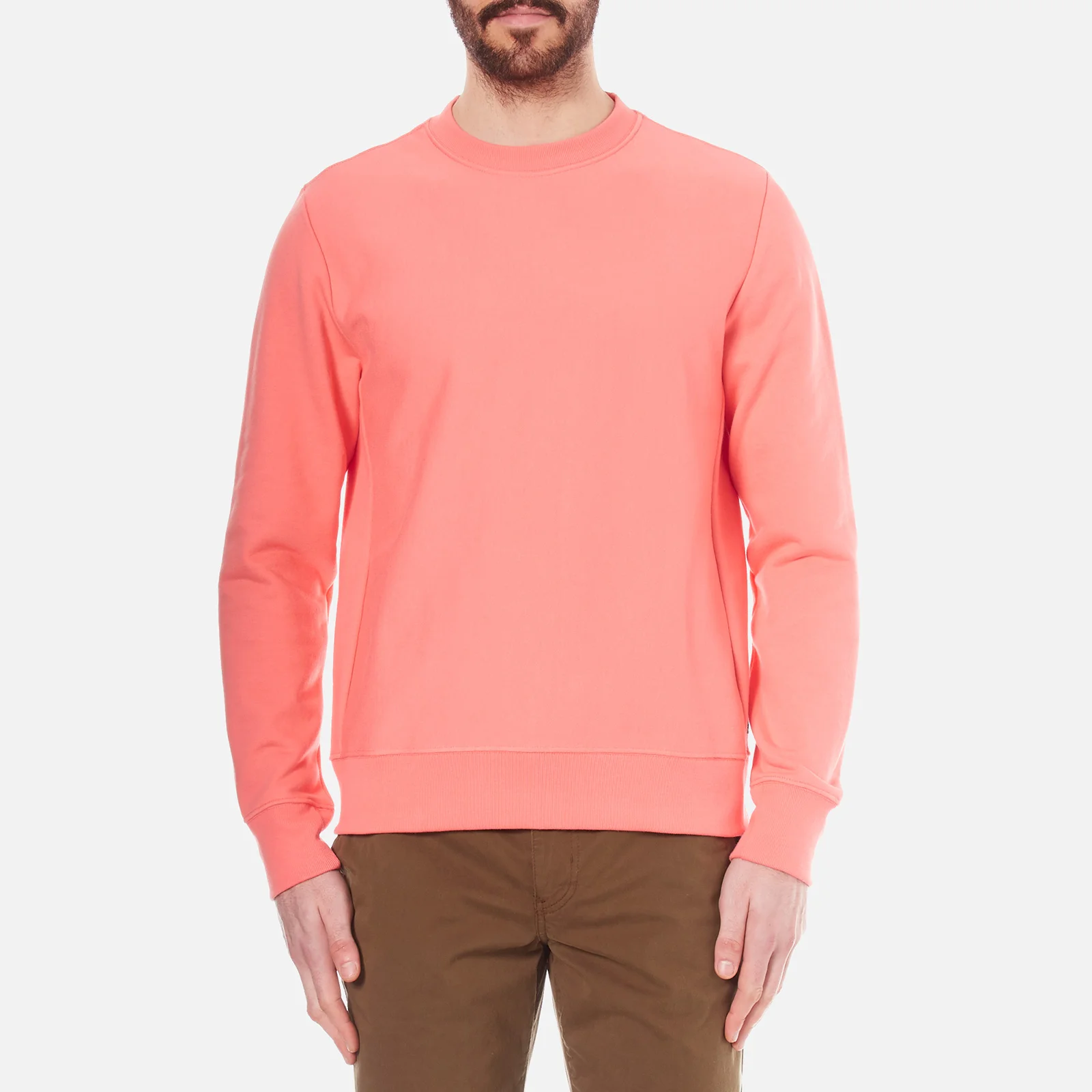PS by Paul Smith Men's Plain Crew Neck Sweatshirt - Pink Image 1