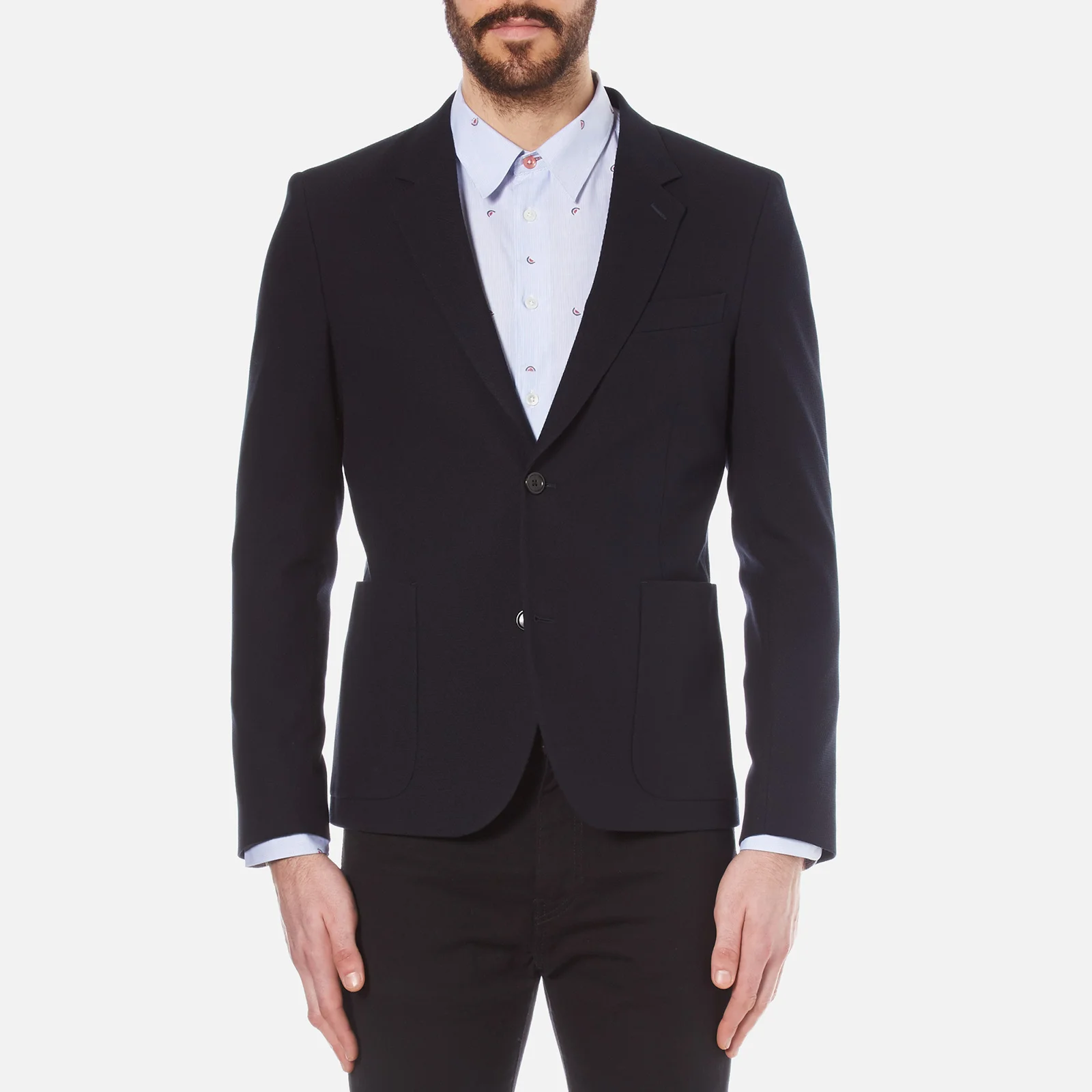 PS by Paul Smith Men's Buggy Lined Jacket - Navy Image 1