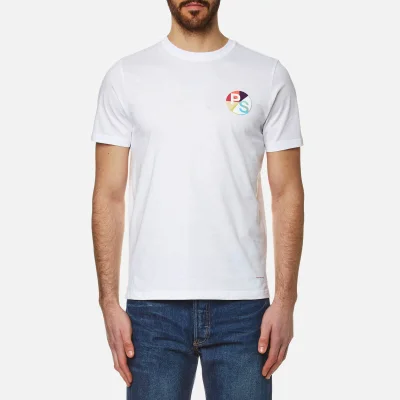 PS by Paul Smith Men's Chest Logo Crew Neck T-Shirt - White