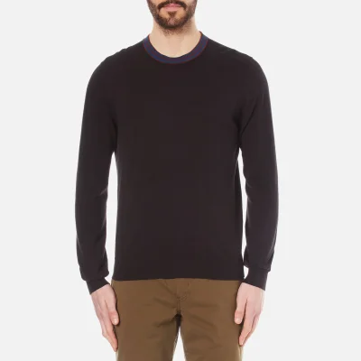 PS by Paul Smith Men's Crew Neck Knitted Jumper - Black