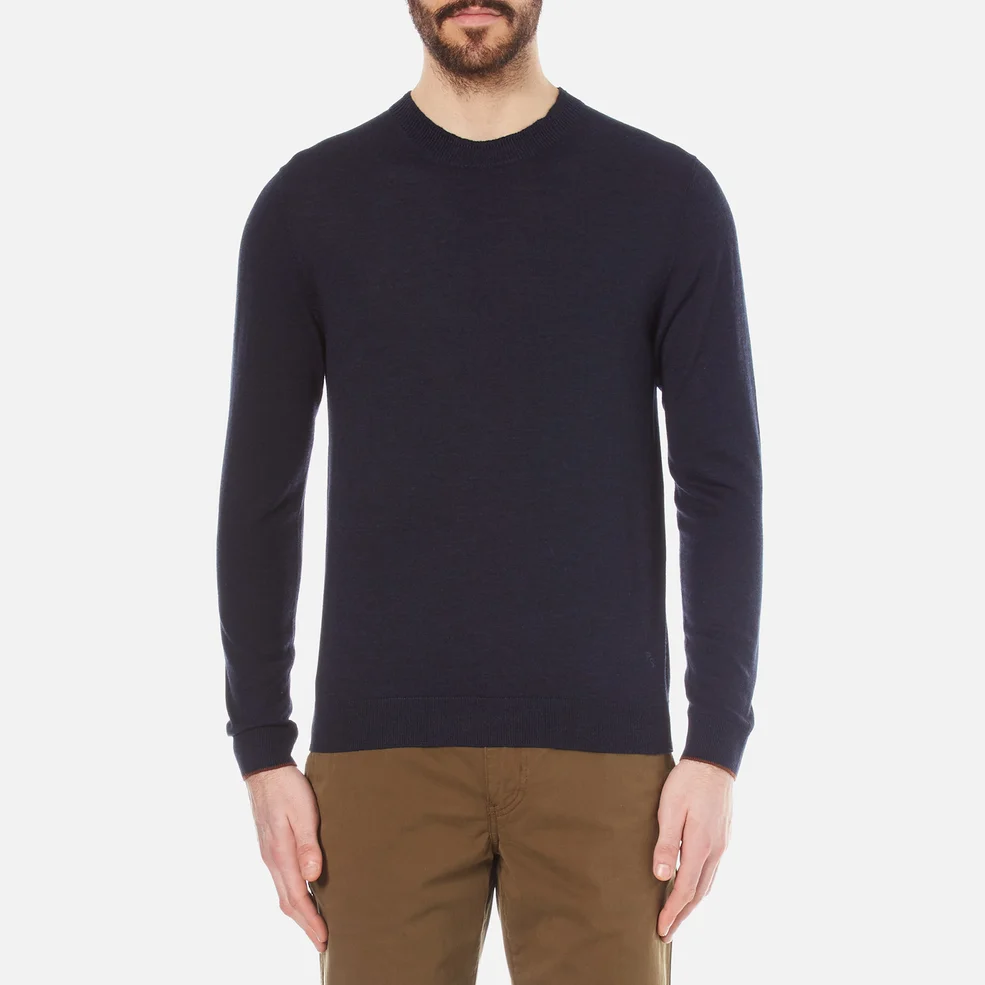 PS by Paul Smith Men's Crew Neck Knitted Jumper - Navy Image 1