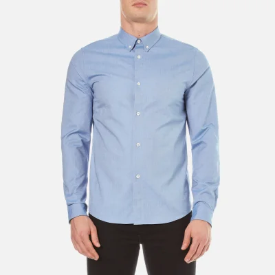 A.P.C. Men's Chemise Button Down Shirt - Bleu