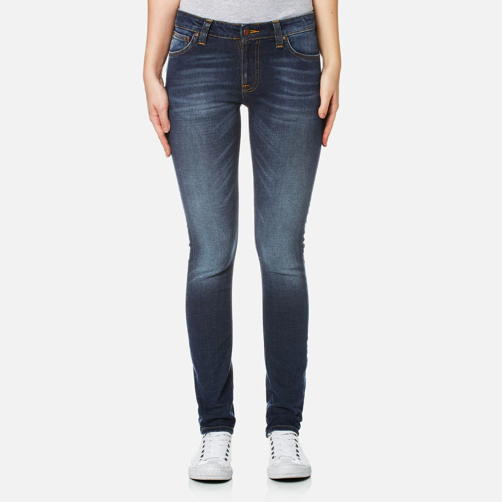 Nudie Jeans Women's Skinny Lin Jeans - Tender Worn Image 1