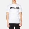Carhartt Men's Short Sleeve College T-Shirt - White/Tiger Camo - Image 1