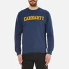 Carhartt Men's College Sweatshirt - Blue/Yellow - Image 1