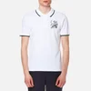 KENZO Men's Short Sleeve Logo Polo Shirt - White - Image 1