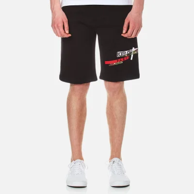 KENZO Men's Logo Sweat Shorts - Black