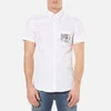 KENZO Men's Poplin Short Sleeve Shirt - White - Image 1