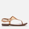 Sam Edelman Women's Greta Leather Toe Post Sandals - Platinum Pink Metallic - Image 1