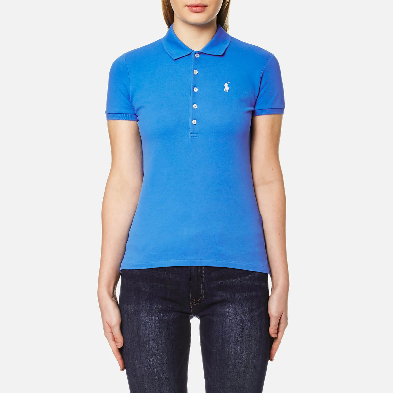Polo Ralph Lauren Women's Julie Polo Shirt - Brilliant Blue Image 1