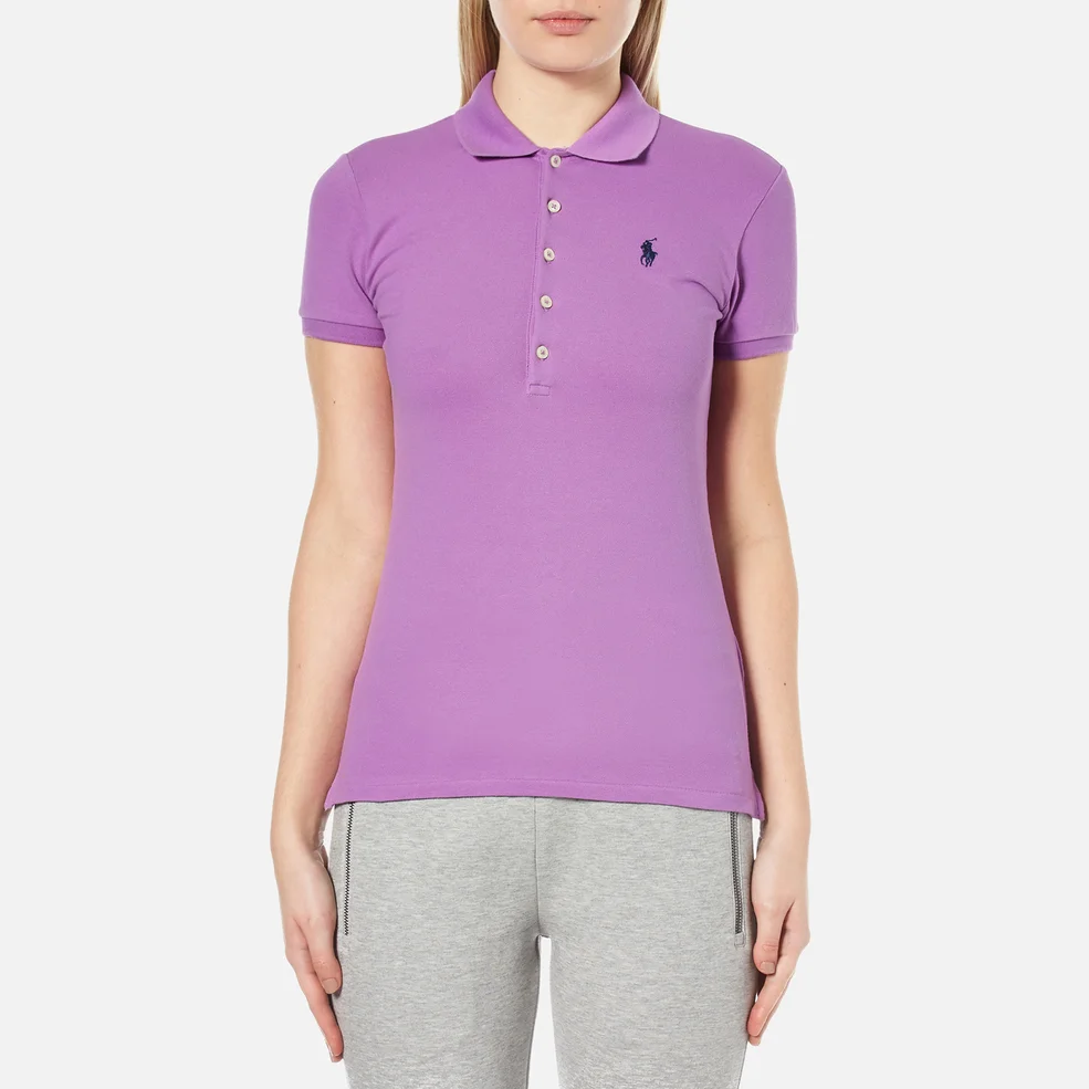 Polo Ralph Lauren Women's Julie Polo Shirt - Resort Purple Image 1