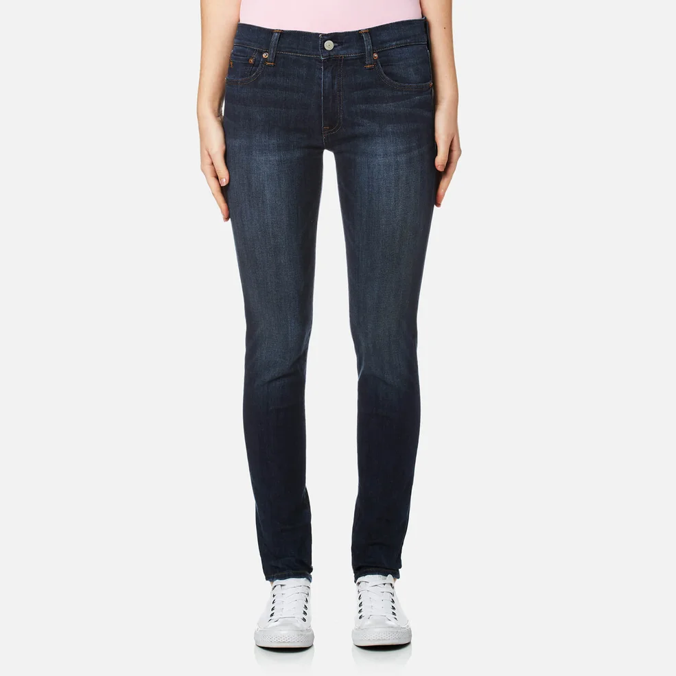 Polo Ralph Lauren Women's Tompkins Skinny Jeans - Dark Indigo Image 1