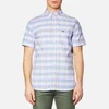Lacoste Men's Short Sleeve Check Shirt - Flower Purple/Mandarin-Fi - Image 1
