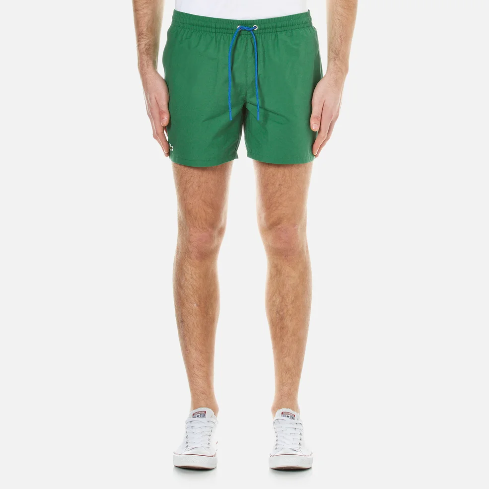 Lacoste Men's Swim Shorts - Green Image 1