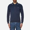 Lacoste Men's Zip Detail Sweater - Ship/White - Image 1