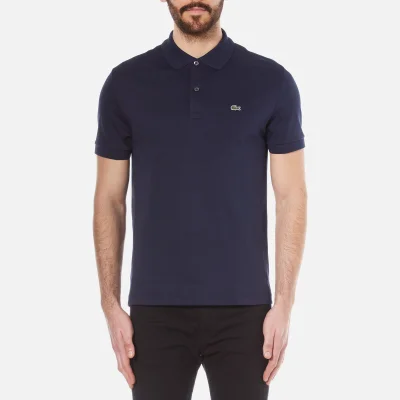 Lacoste Men's Pima Polo Shirt - Navy Blue