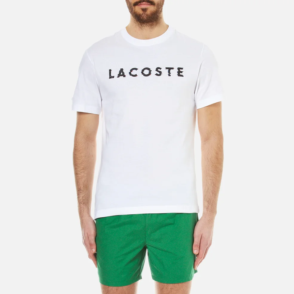 Lacoste Men's Largo Logo T-Shirt - White Image 1