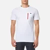 Lacoste Men's 'Made in France' Pocket T-Shirt - White/Red-Ship - Image 1