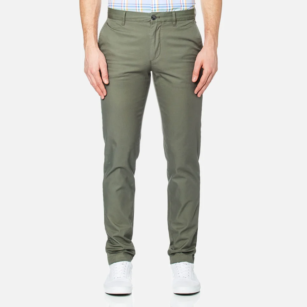 Lacoste Men's Slim Fit Chinos - Army Image 1