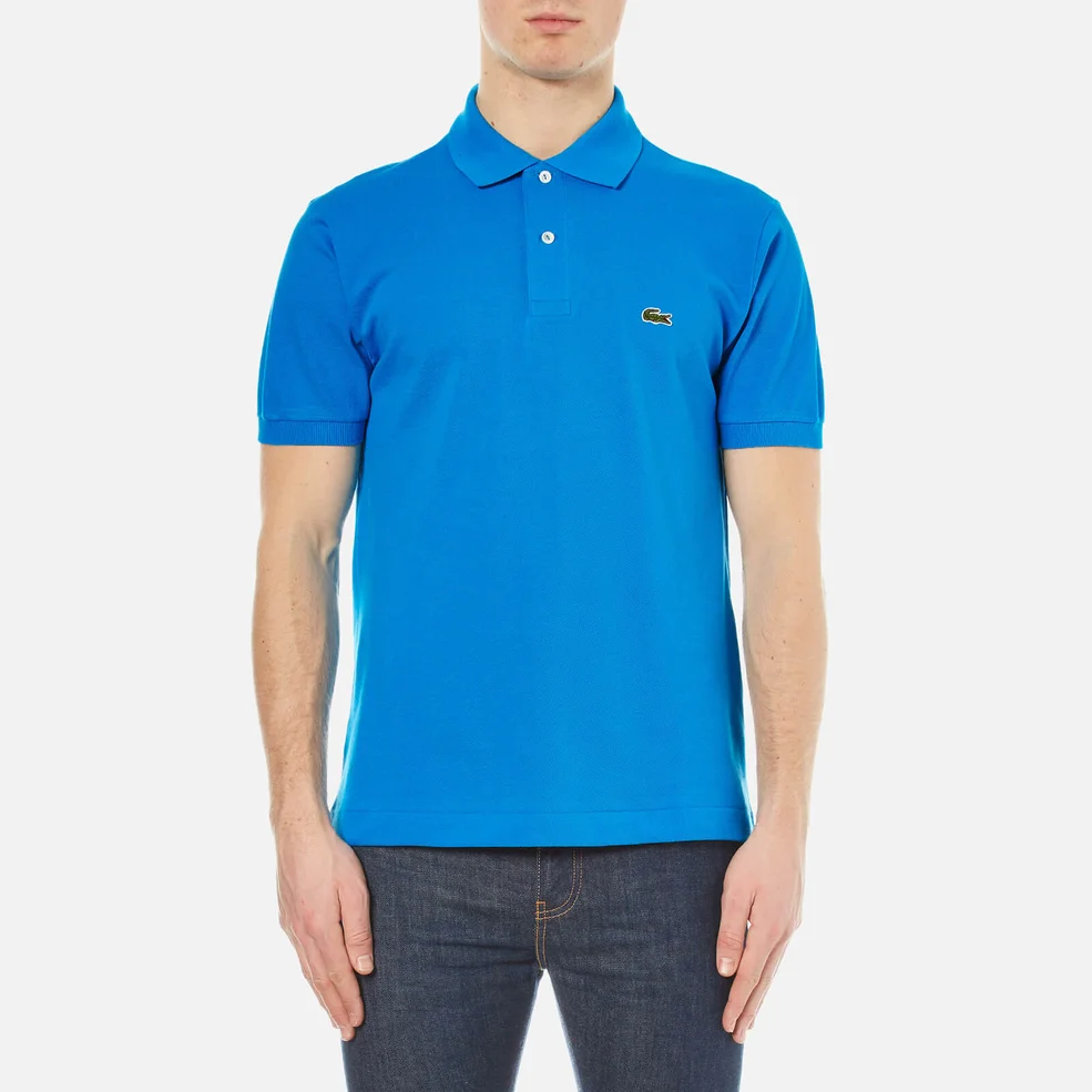 Lacoste Men's Short Sleeve Pique Polo Shirt - Loire Blue Image 1