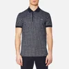 Lacoste Men's Oversized Houndstooth Printed Polo Shirt - Navy - Image 1