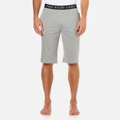 Polo Ralph Lauren Men's Branded Waistband Lounge Shorts - Grey Heather