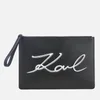 Karl Lagerfeld Women's K/Metal Signature Pouch - Black - Image 1