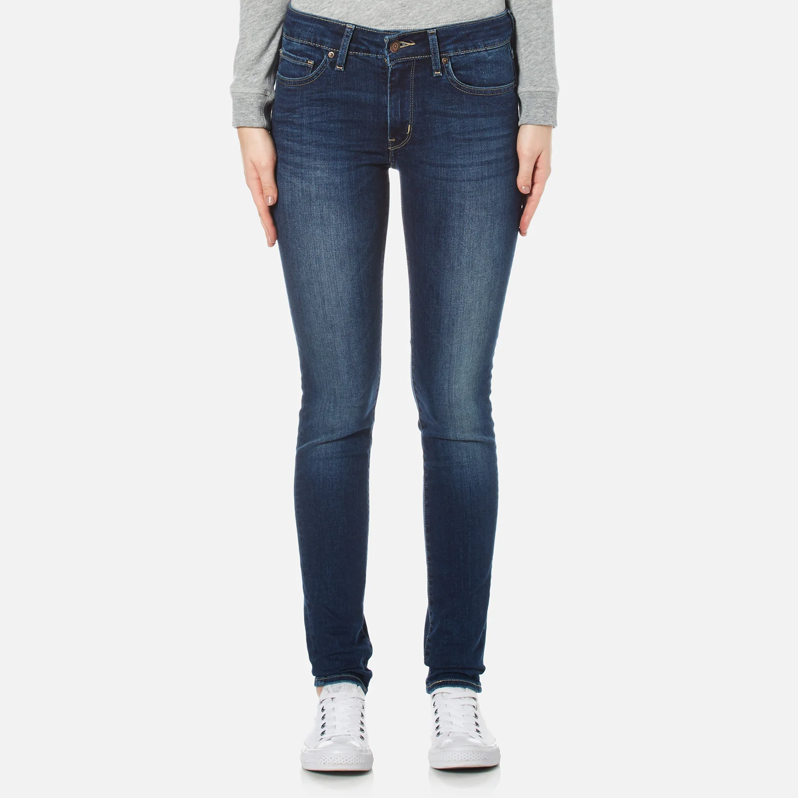 Levi's Women's 711 Skinny Jeans - Long Way Blues Image 1