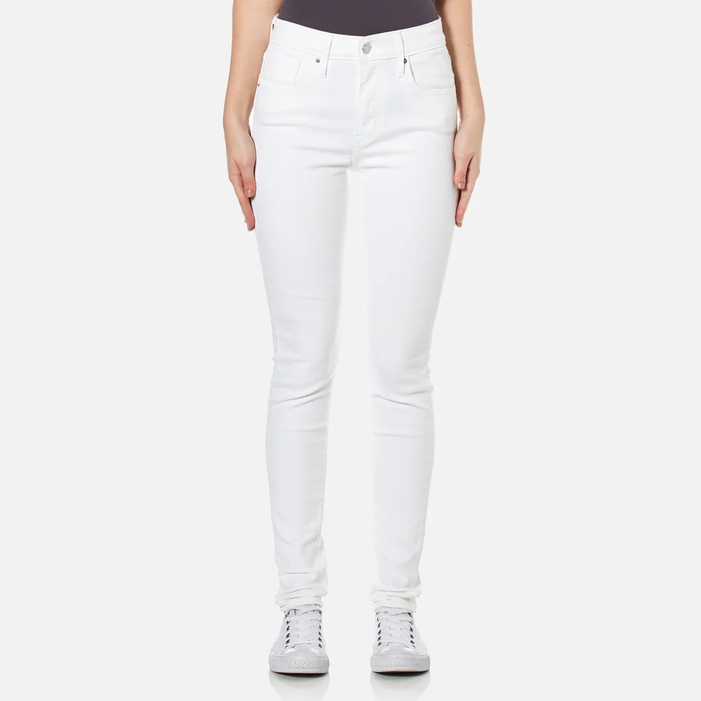 Levi's Women's 721 High Rise Skinny Jeans - Western White Image 1