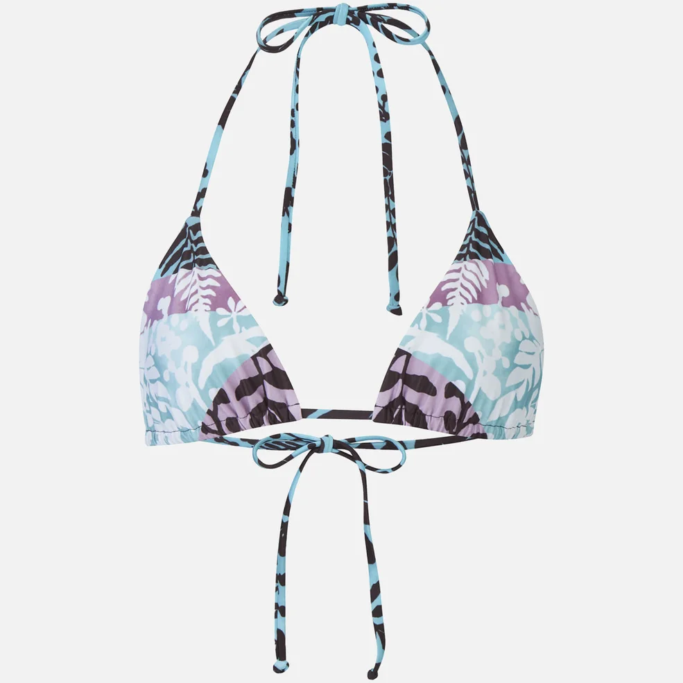 Mara Hoffman Women's Verbena String Bikini Top - Sage/Multi Image 1