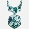 Mara Hoffman Women's Sea Tree Knot 1 Piece Swimsuit - Sage - Image 1