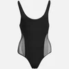 Mara Hoffman Women's Mesh Side 1 Piece Swimsuit - Black - Image 1