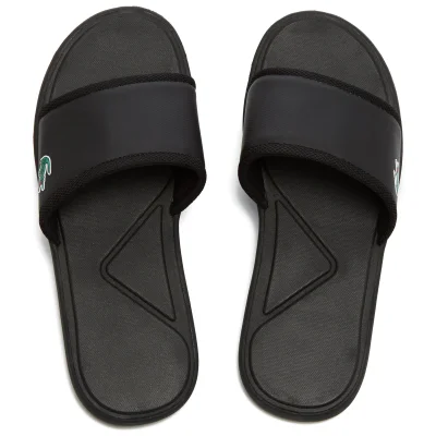 Lacoste Men's L.30 Slide Sport Slide Sandals - Black