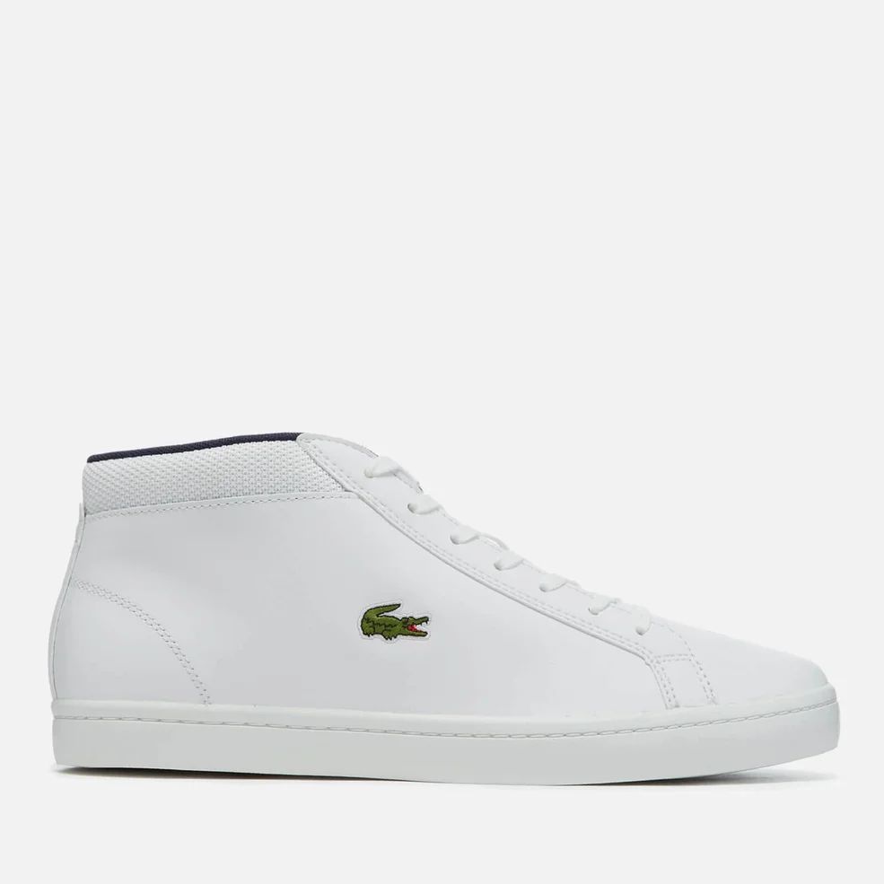 Lacoste Men's Straightset SP Chukka 117 1 Leather Mid-Top Trainers - White Image 1