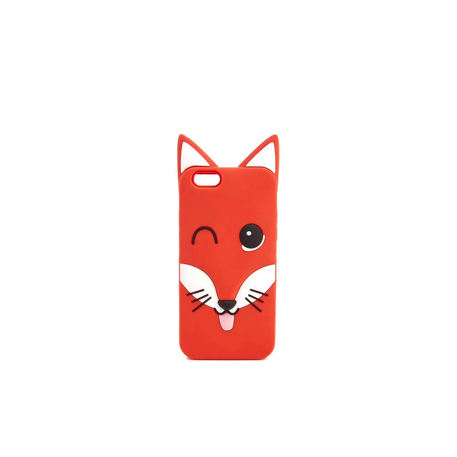 Maison Kitsuné Men's 3D Fox Head iPhone Case - Orange Image 1