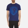 Versus Versace Men's Embossed Lion T-Shirt - Blue - Image 1