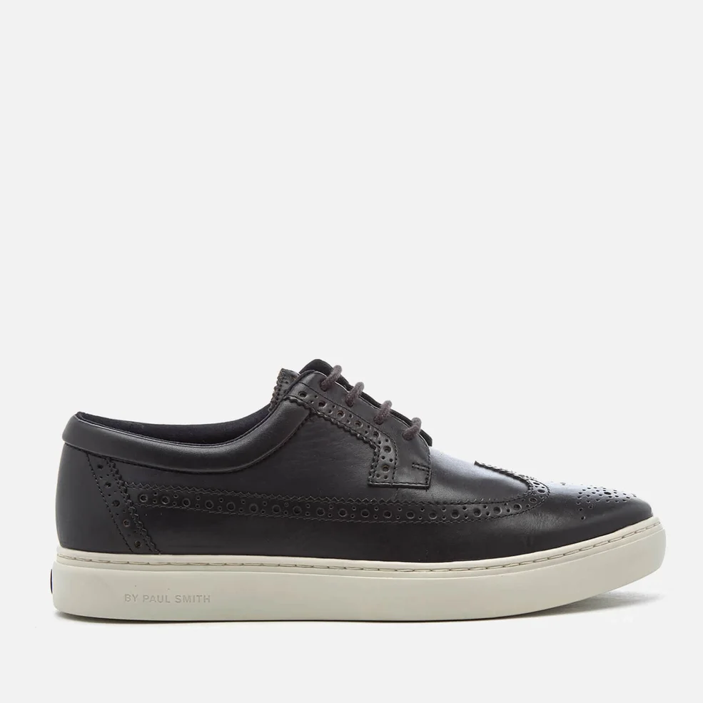 PS by Paul Smith Men's Rupert Perforated Toe Trainers - Dark Navy Milano Crust Image 1