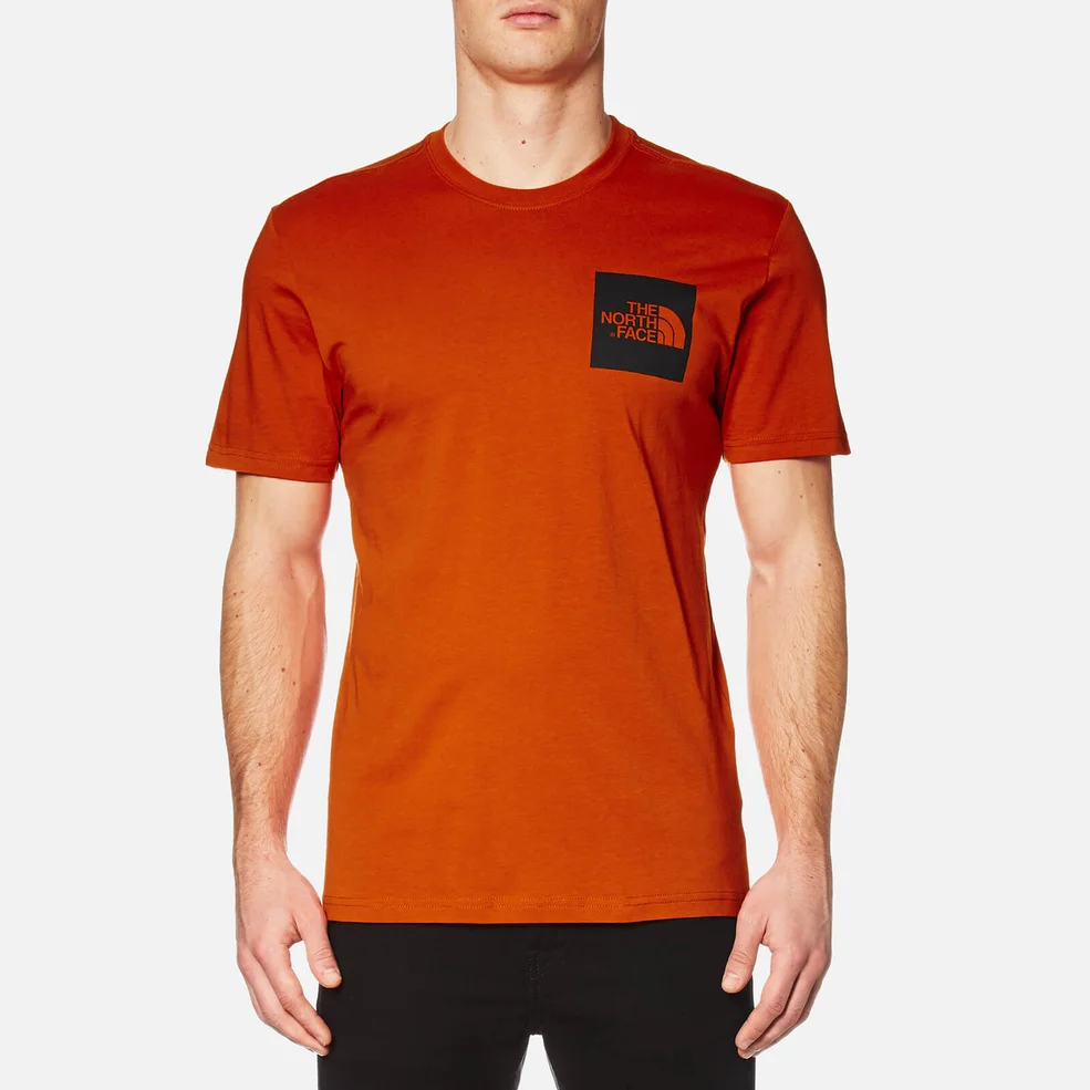 The North Face Men's S/S Fine T-Shirt - Tibetan Orange Image 1
