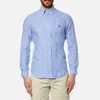 Polo Ralph Lauren Men's Stripe Slim Fit Long Sleeve Linen Shirt - Blue - Image 1