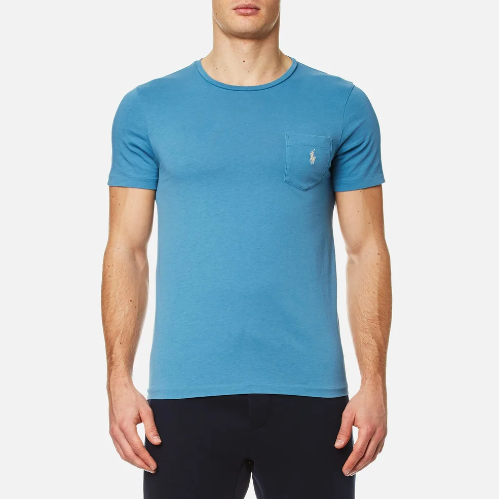 Polo Ralph Lauren Men's Pocket T-Shirt - Blue Image 1