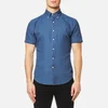 Polo Ralph Lauren Men's Short Sleeve Slim Fit Oxford Shirt - Denim Washed Blue - Image 1