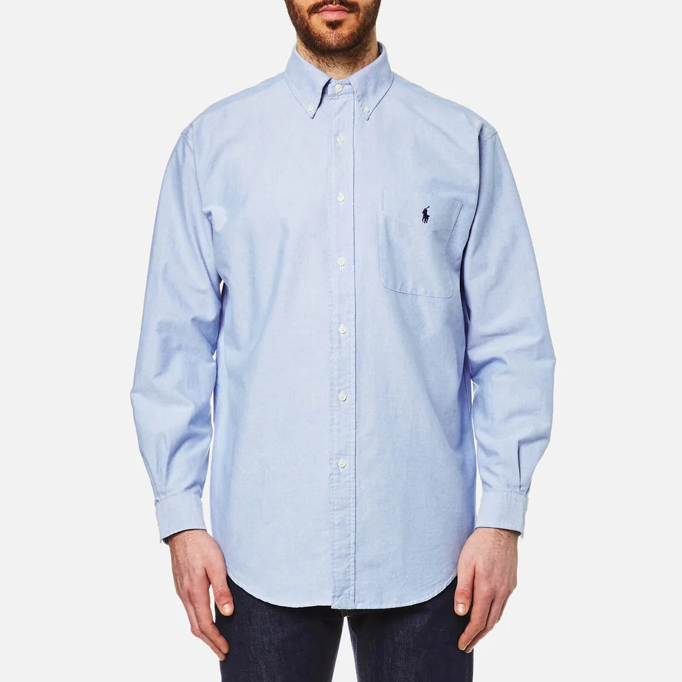 Polo Ralph Lauren Men's Oversized Pocket Shirt - Blue Image 1