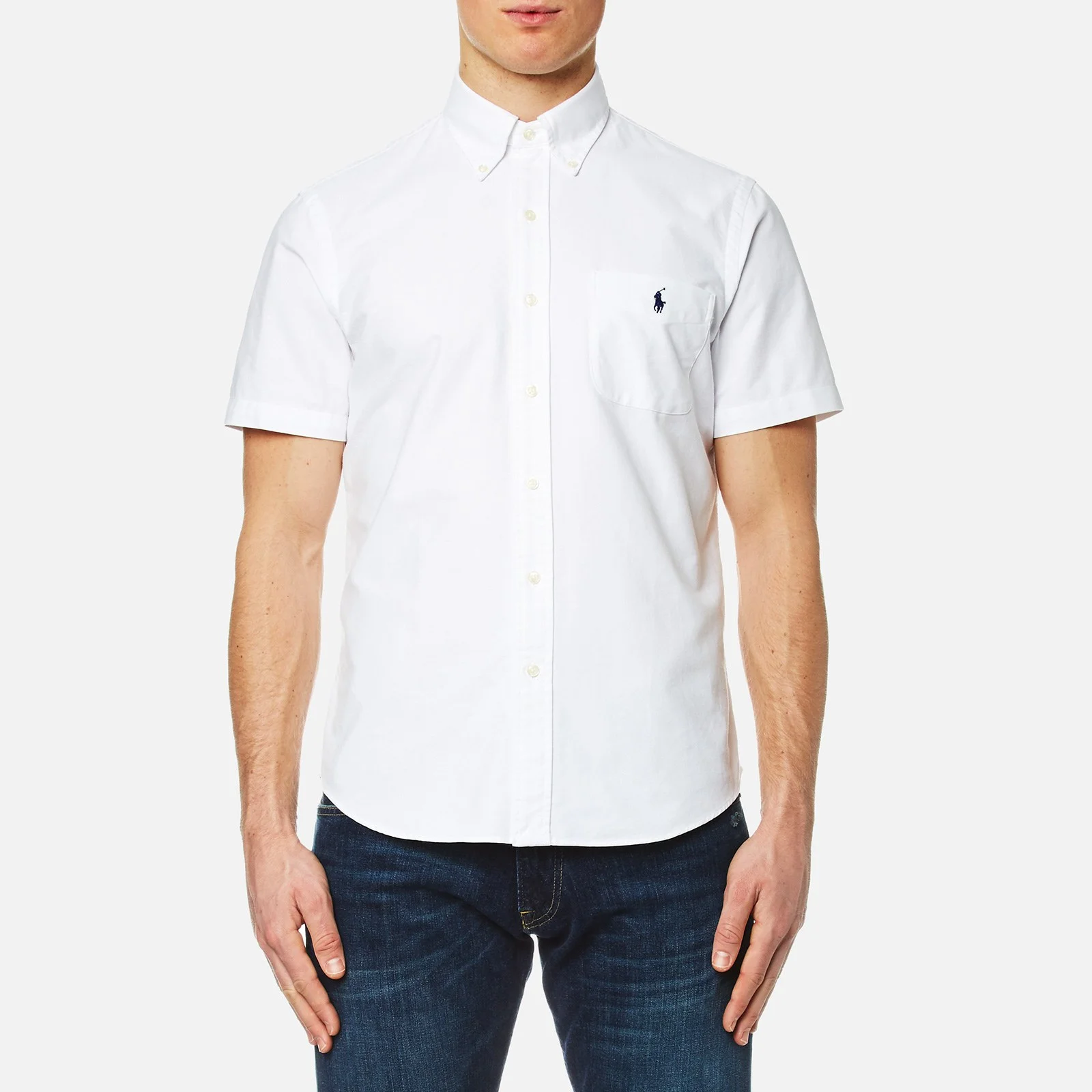 Polo Ralph Lauren Men's Short Sleeve Shirt - White Image 1