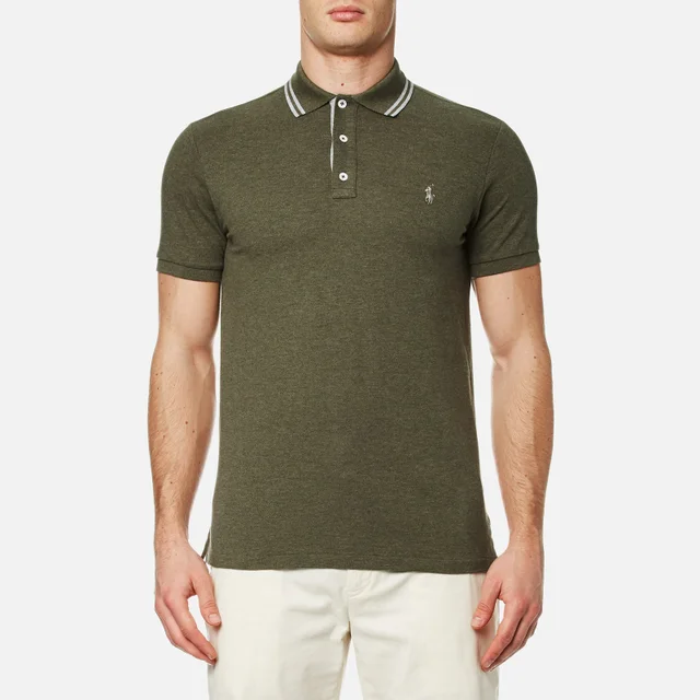 Polo Ralph Lauren Men's Custom Fit Tipped Polo Shirt - Green
