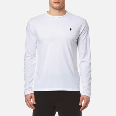 Polo Ralph Lauren Men's Long Sleeve T-Shirt Stretch Cotton - White