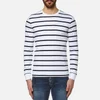 Polo Ralph Lauren Men's Long Sleeve Striped T-Shirt - White/Navy - Image 1
