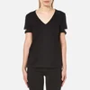 Helmut Lang Women's V-Neck Slash T-Shirt - Black - Image 1