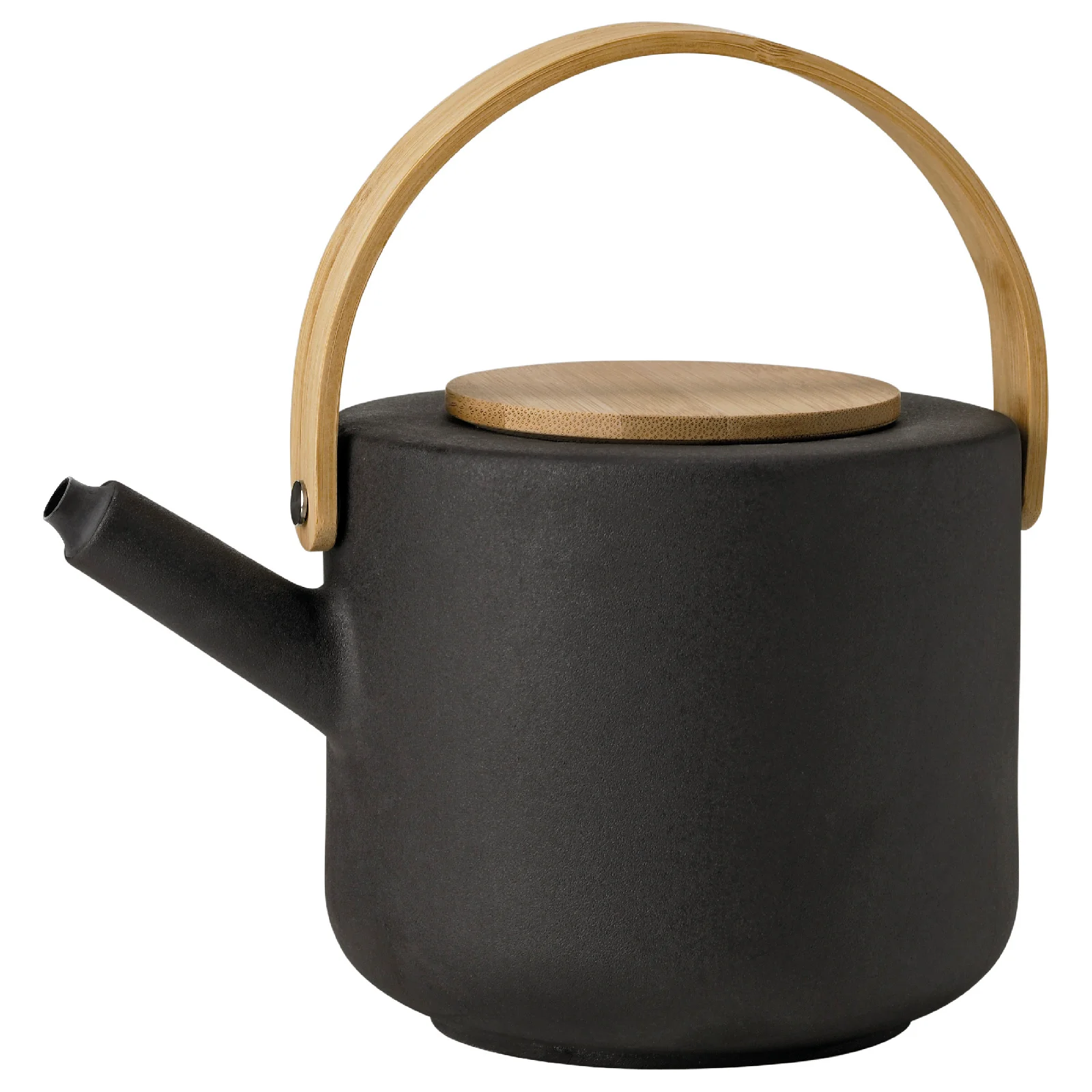 Stelton Theo Teapot - 1.25L - Black Image 1